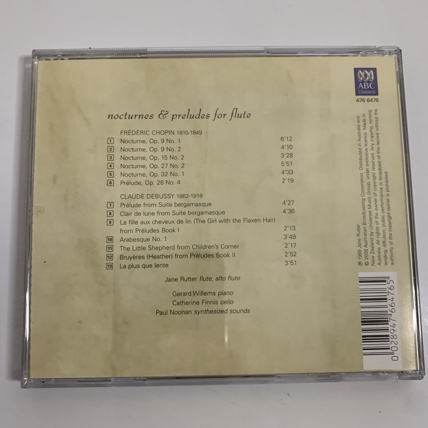 The Jane Rutter Collection (CD, 3-Disc, 2008) Apasionada Mozart's Flute Nocturne