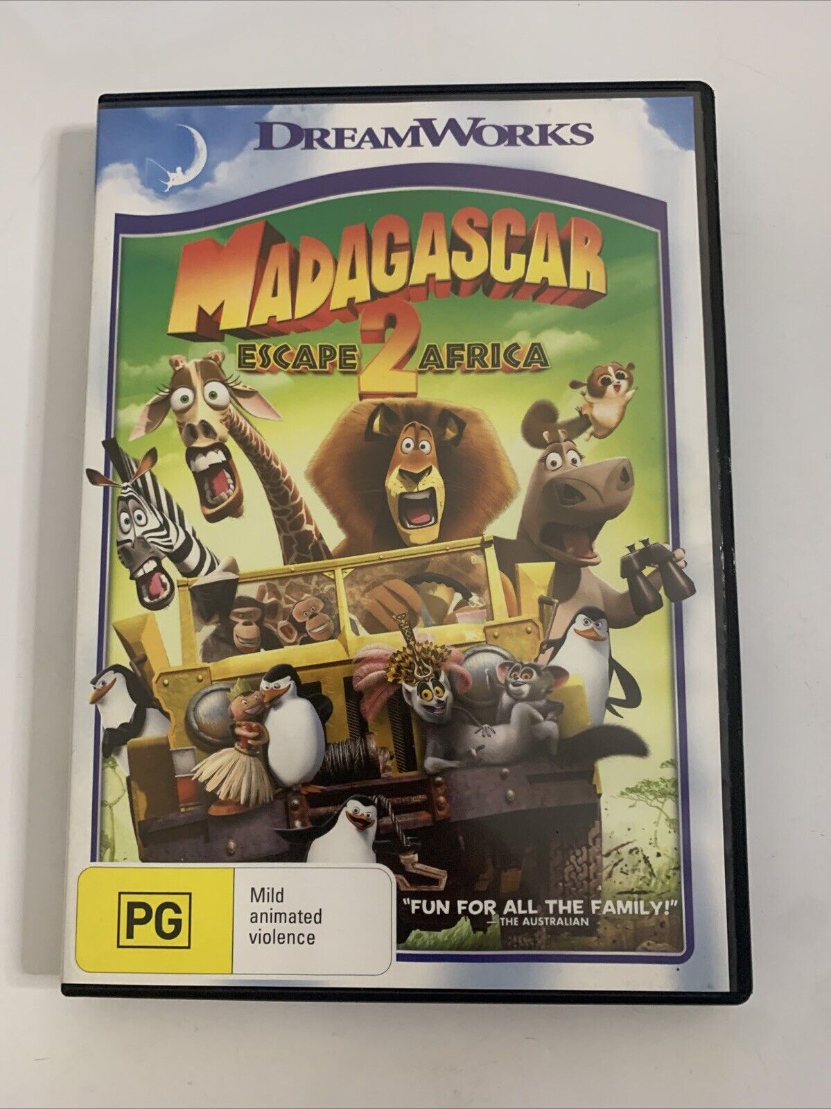 Madagascar Escape 2 Africa (DVD, 2008) Animated Film Region 4