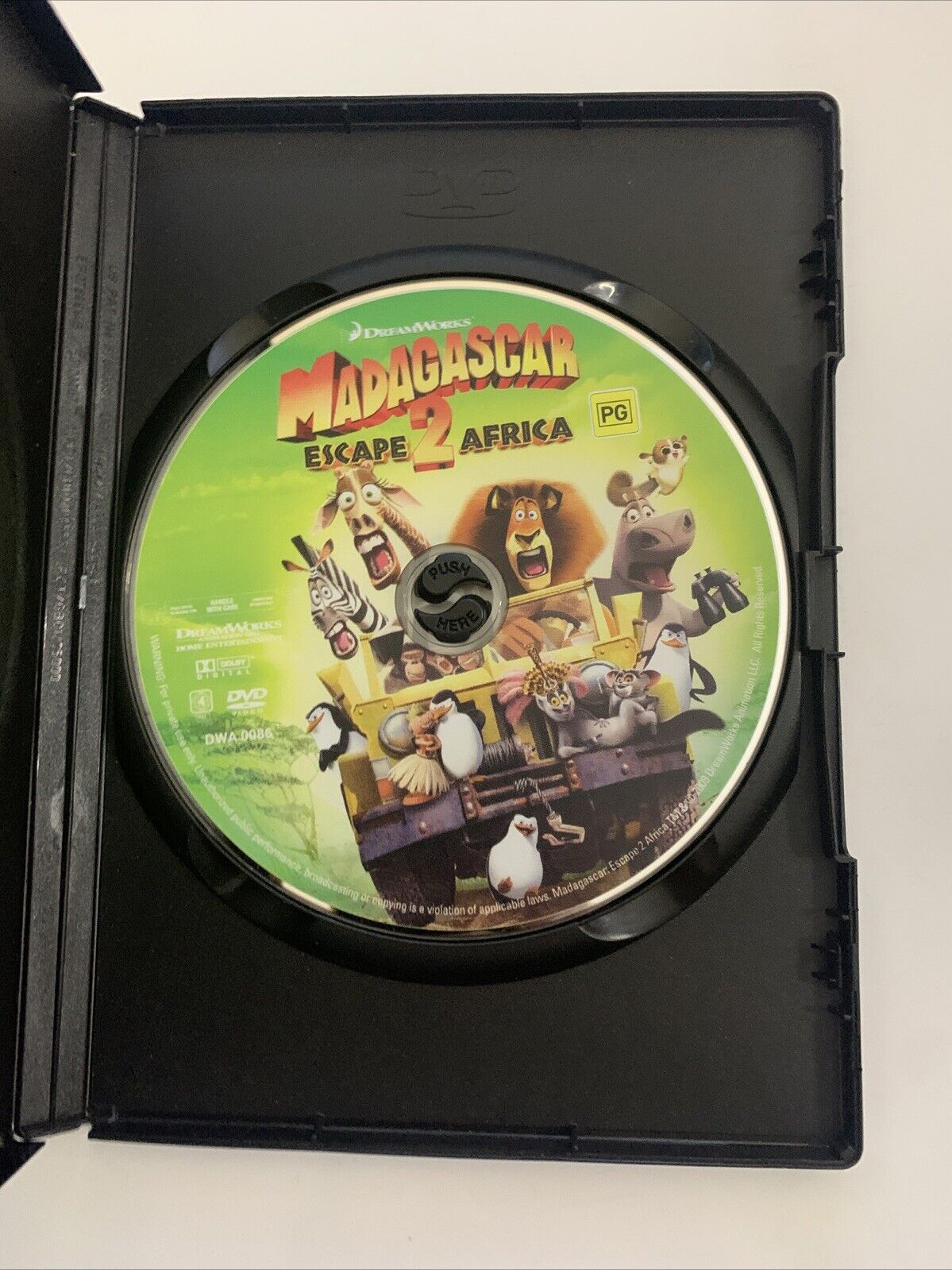 Madagascar Escape 2 Africa (DVD, 2008) Animated Film Region 4