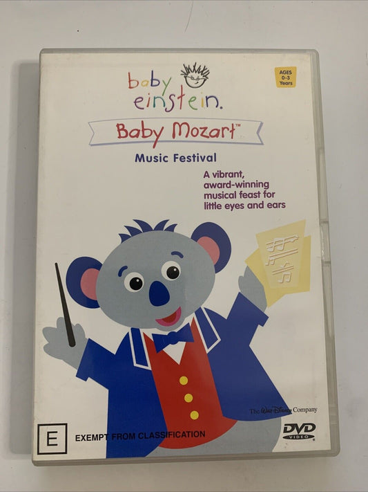 Baby Mozart Music Festival (DVD, 2002) Disney Early Learning All Regions