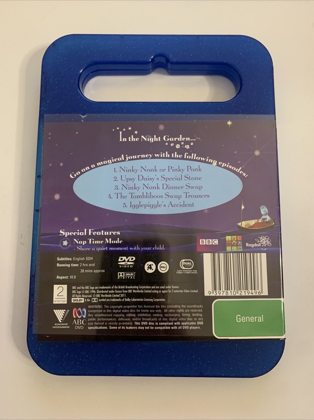In the Night Garden - All Aboard! (DVD, 2011) BBC Region 4
