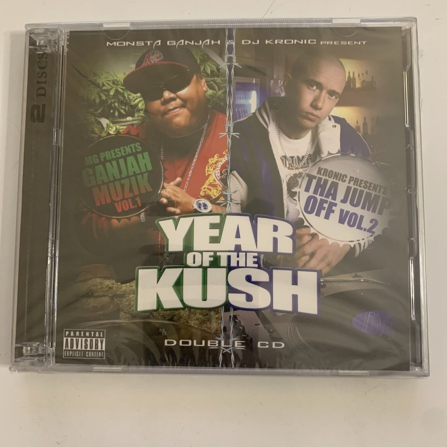 Monsta Ganjah & DJ Kronic – Year Of The Kush (CD, 2008, 2-Disc Set)  NEW Sealed