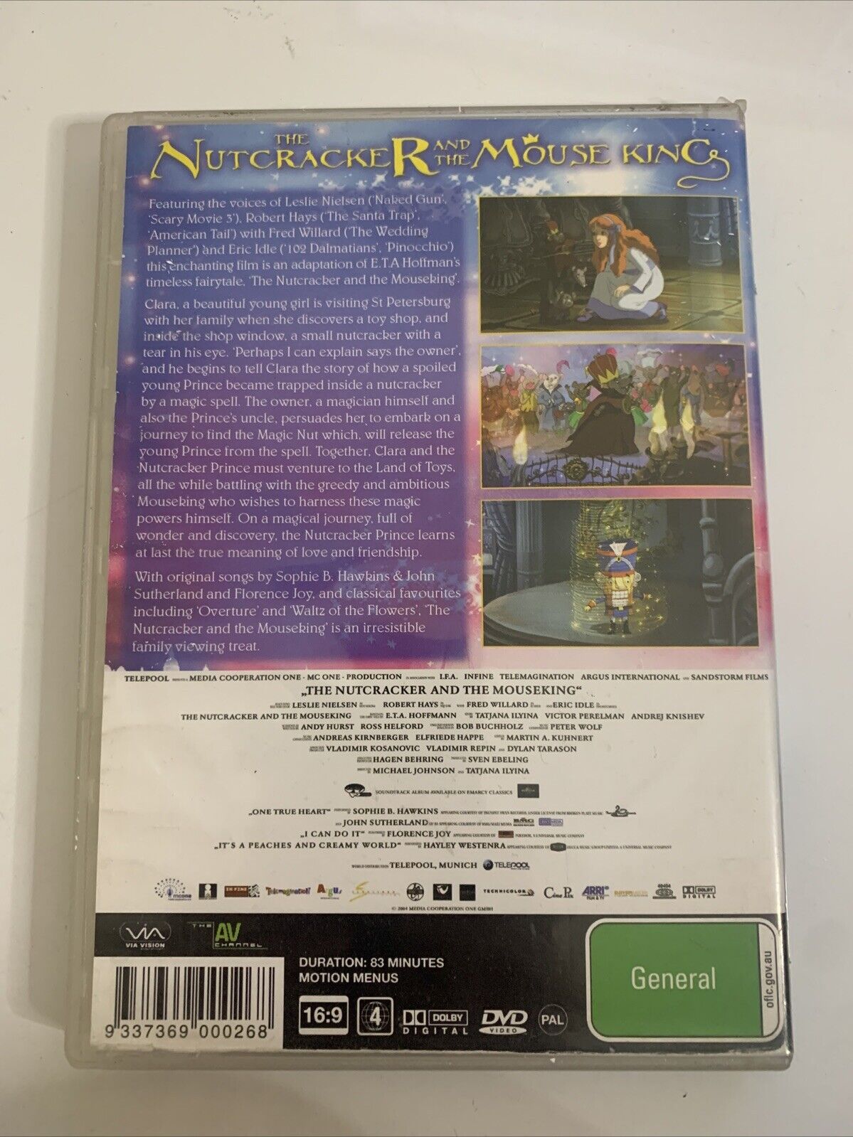 The Nutcracker and the Mouse King (DVD, 2004) Leslie Nielsen, Eric Idle Region 4