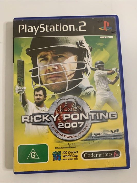 Ricky Ponting International Cricket 2007 PS2 Sony PlayStation 2 PAL Game
