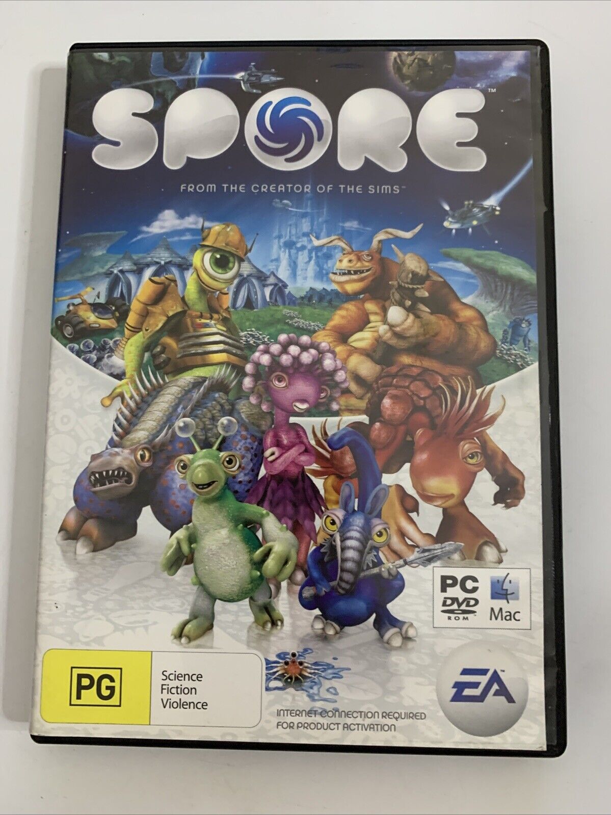 Spore  PC DVD Windows & Mac 2008 Game Complete