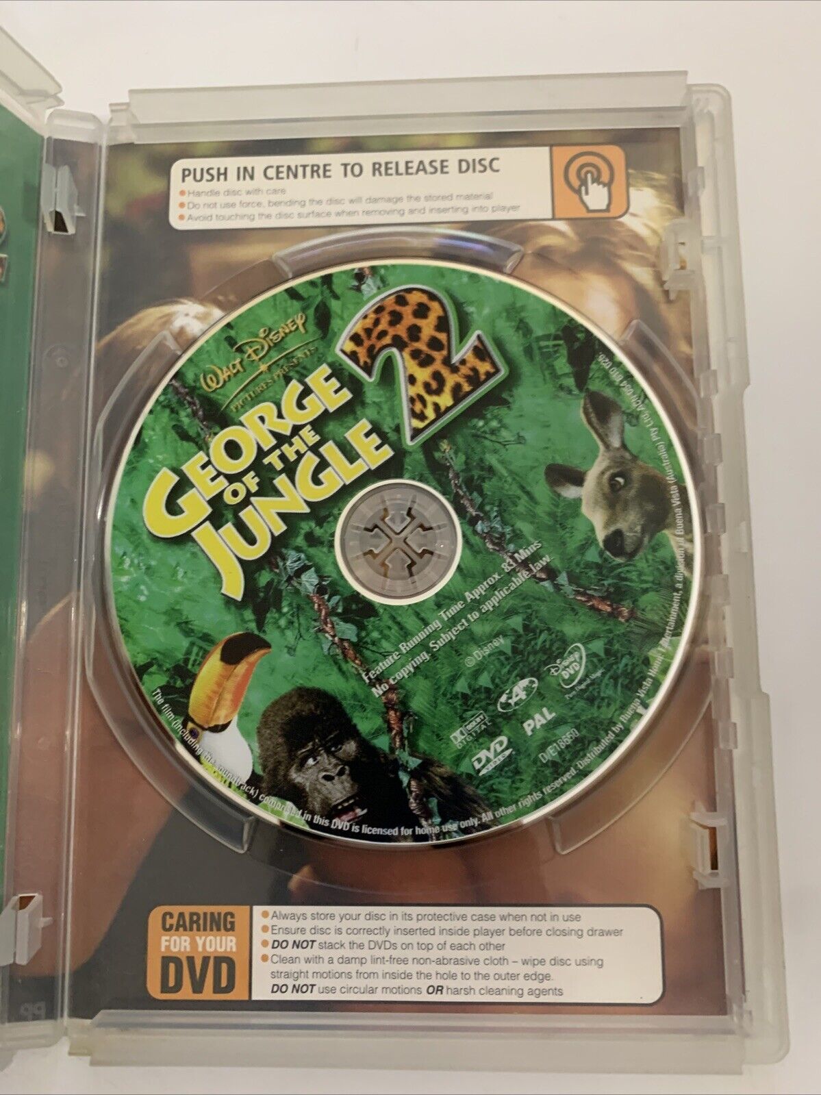 George of the Jungle 2 (DVD, 2003) Christopher Showerman, John Cleese Region 4