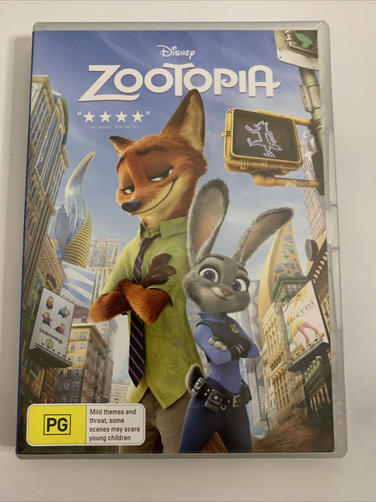 Zootopia (DVD, 2016) Disney Animated Film Region 4