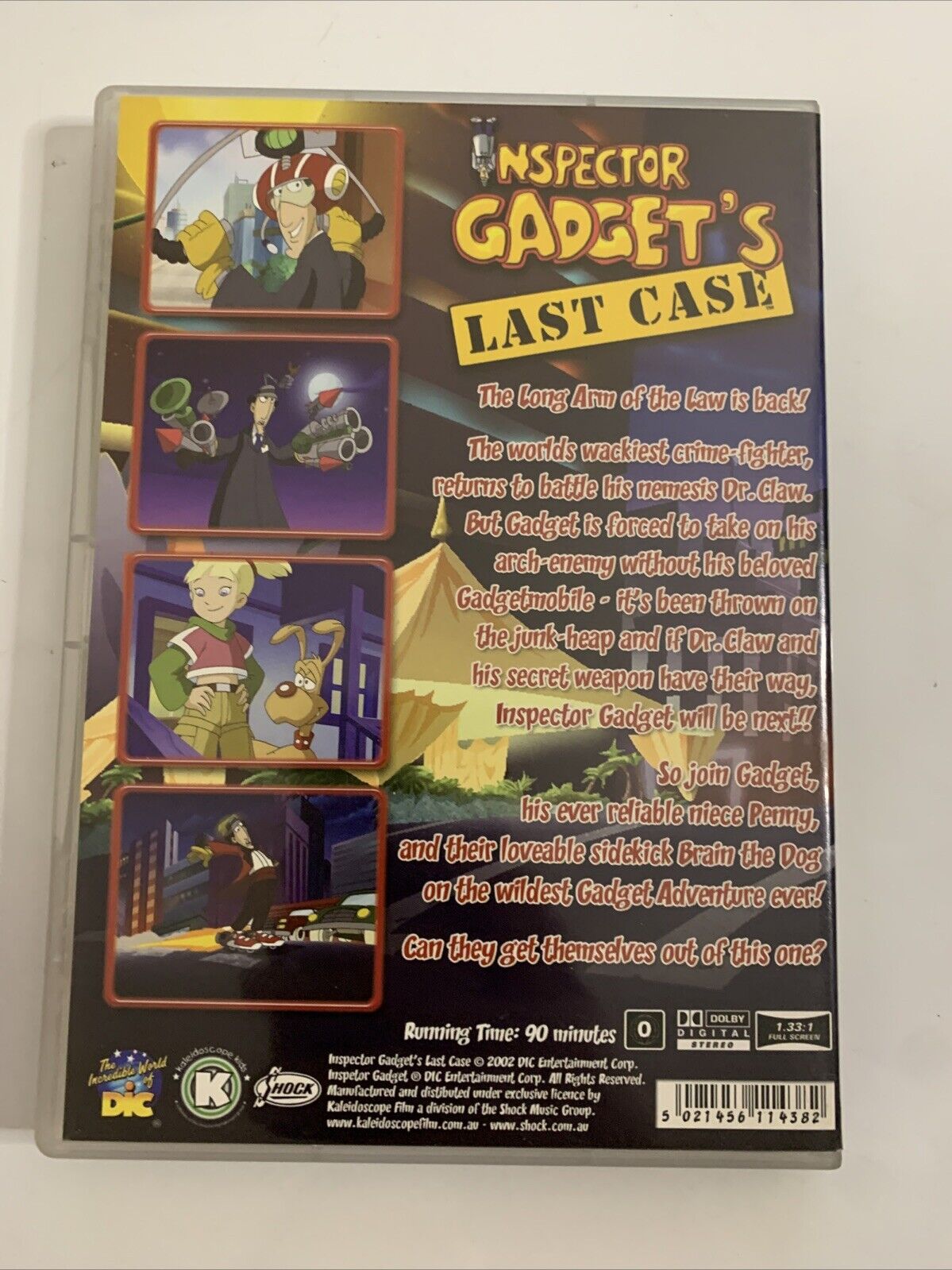 Inspector Gadget's Last Case (DVD, 2002) Animation All Regions
