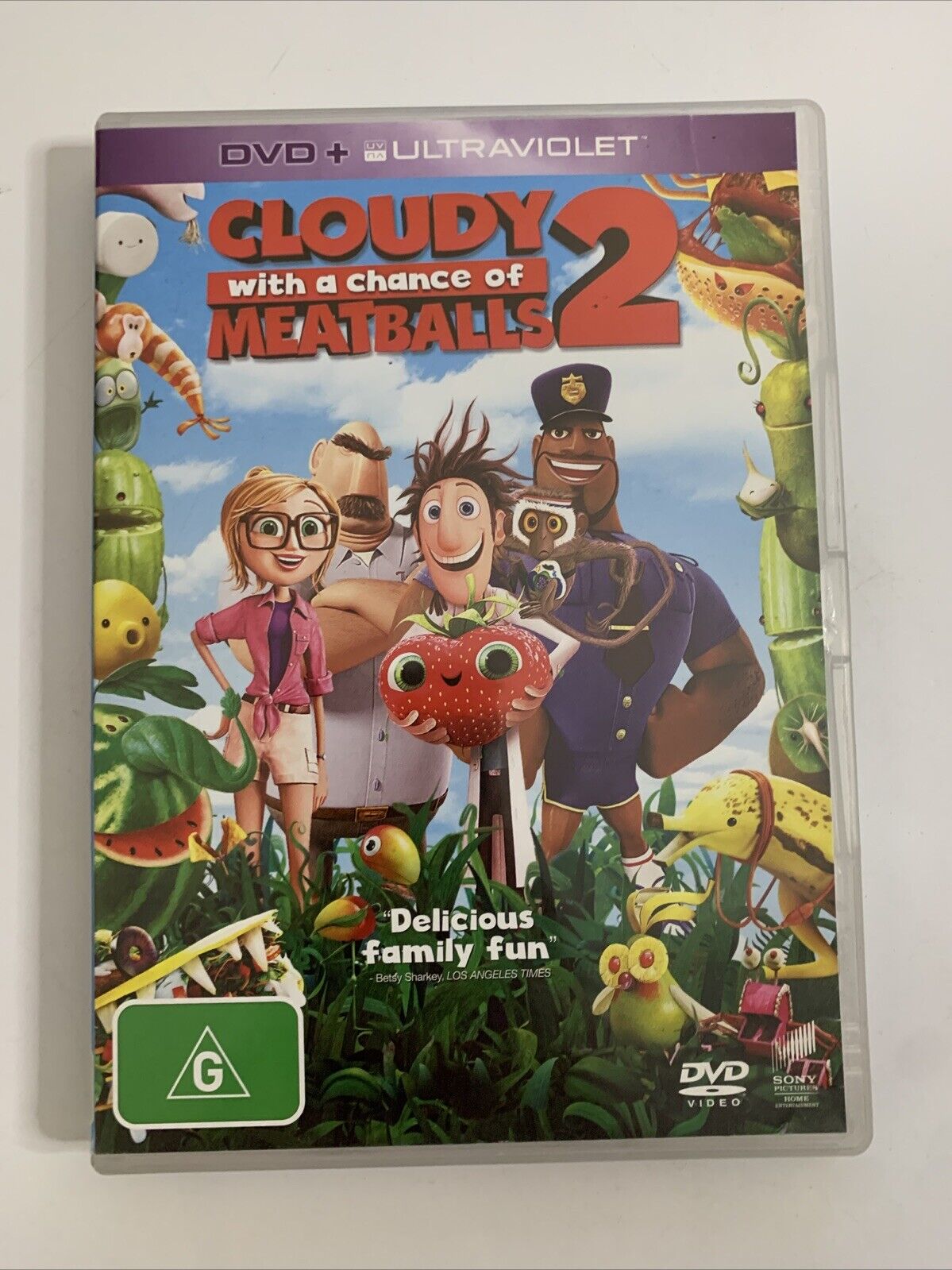 Cloudy With A Chance Of Meatballs 2 DVD 2013 Animated Film Region 4 cloudy-with-a-chance-of-meatballs-2-dvd-2013-animated-film-region-4
