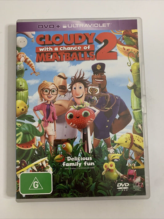 Cloudy with a Chance of Meatballs 2 (DVD, 2013) Animated Film Region 4