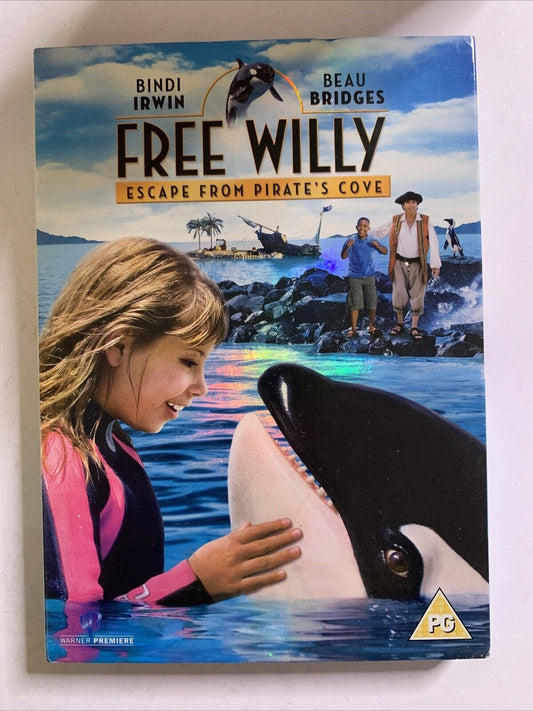 Free Willy Escape From Pirate's Cove (DVD, 2010) Bindi Irwin Region 4