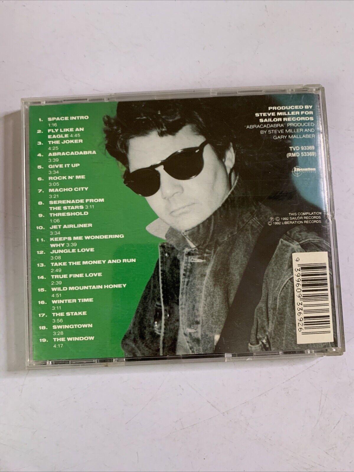 The Very Best Of The Steve Miller Band (CD, 1992) Liberation Records TVD 93369