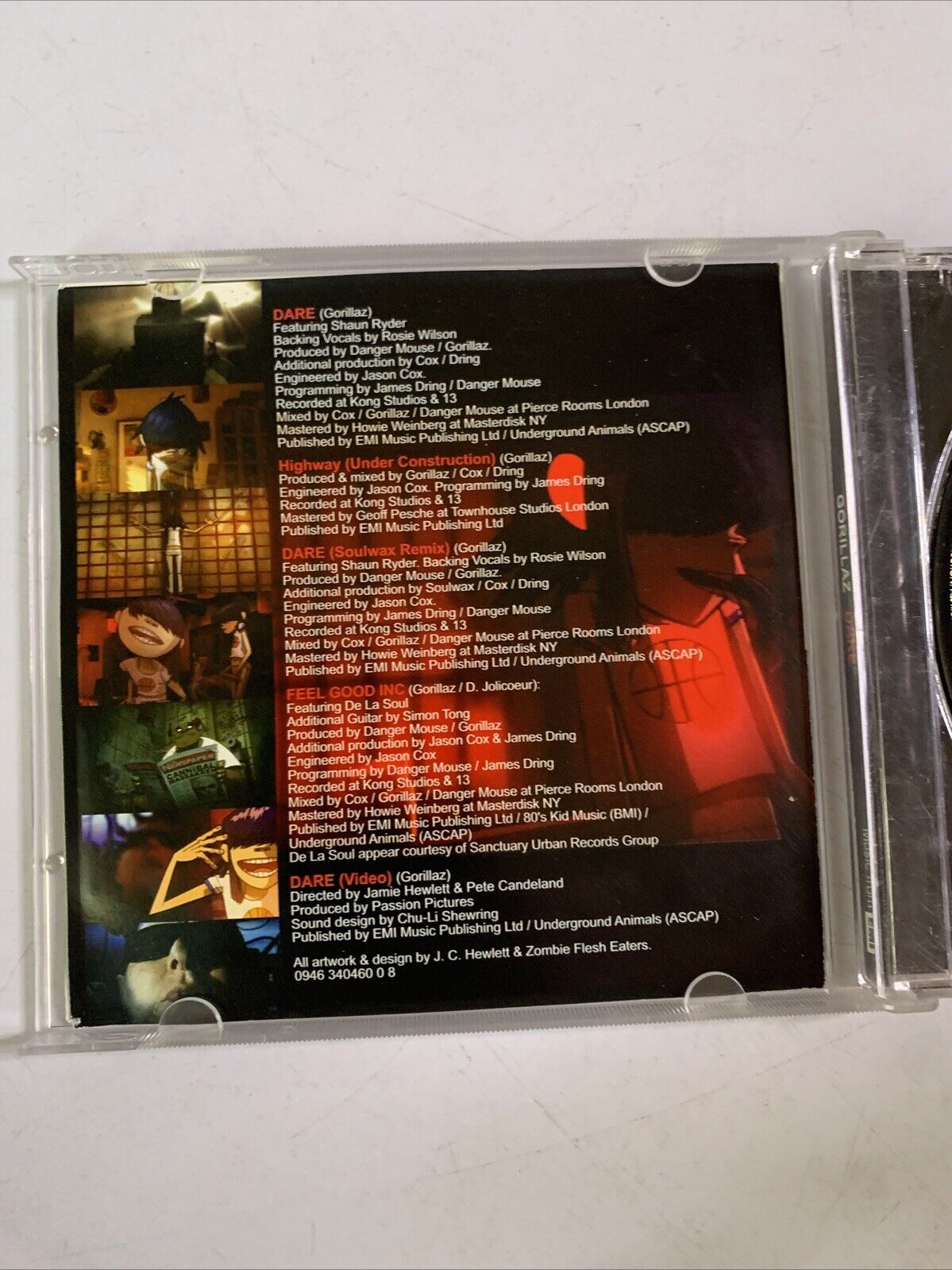 Dare by Gorillaz (CD, 2005, Enhanced) Single Limited Edition Parlophone