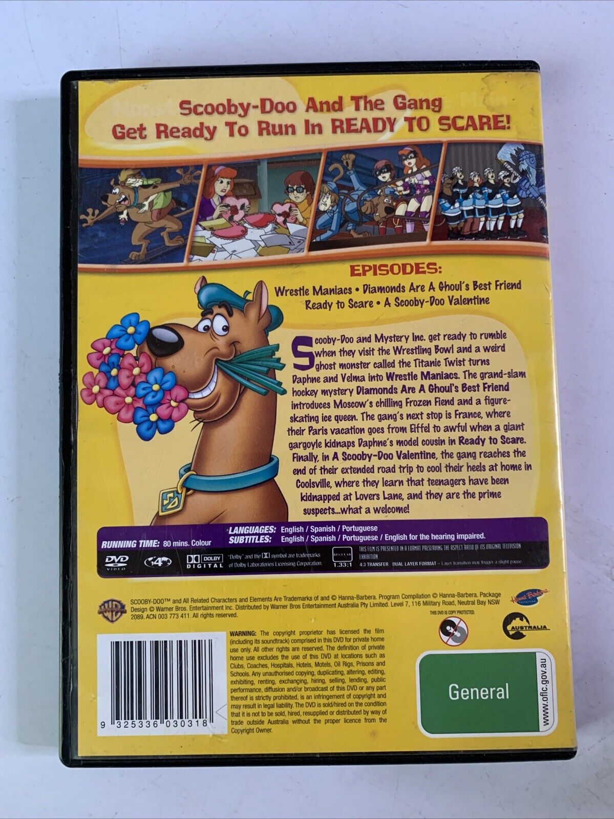 What's New Scooby Doo? - Ready to Scare (DVD, 2002) Region 4