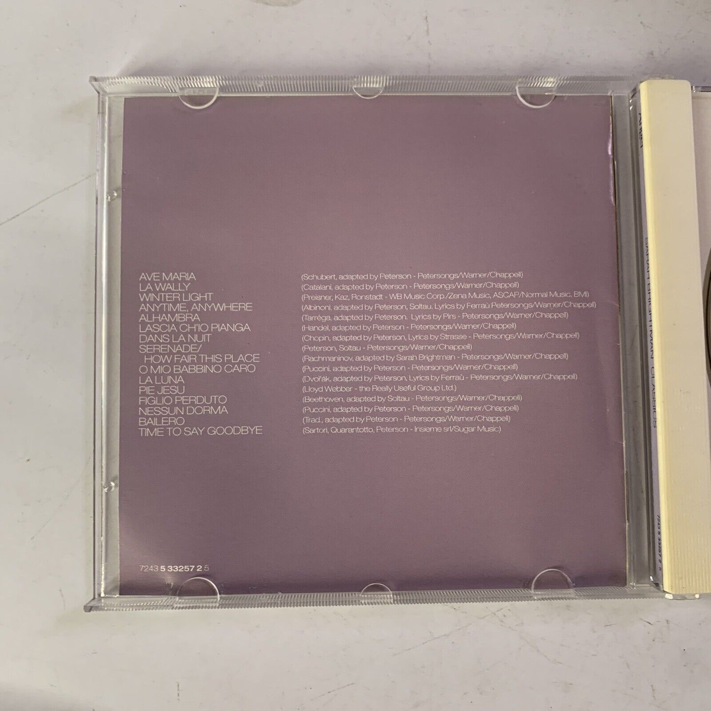 Classics the Best of Sarah Brightman by Sarah Brightman (CD, 2001)