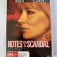Notes On A Scandal (DVD, 2006) Judi Dench, Cate Blanche Region 4