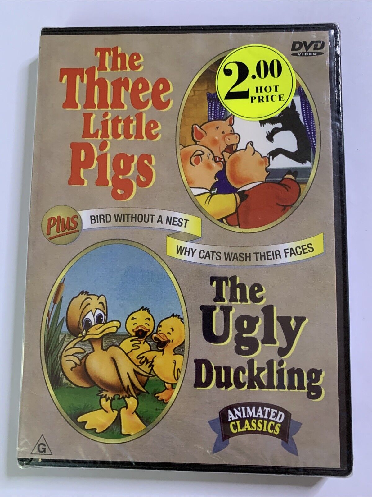 The Three Little Pigs / The Ugly Duckling (DVD) All Regions  NEW