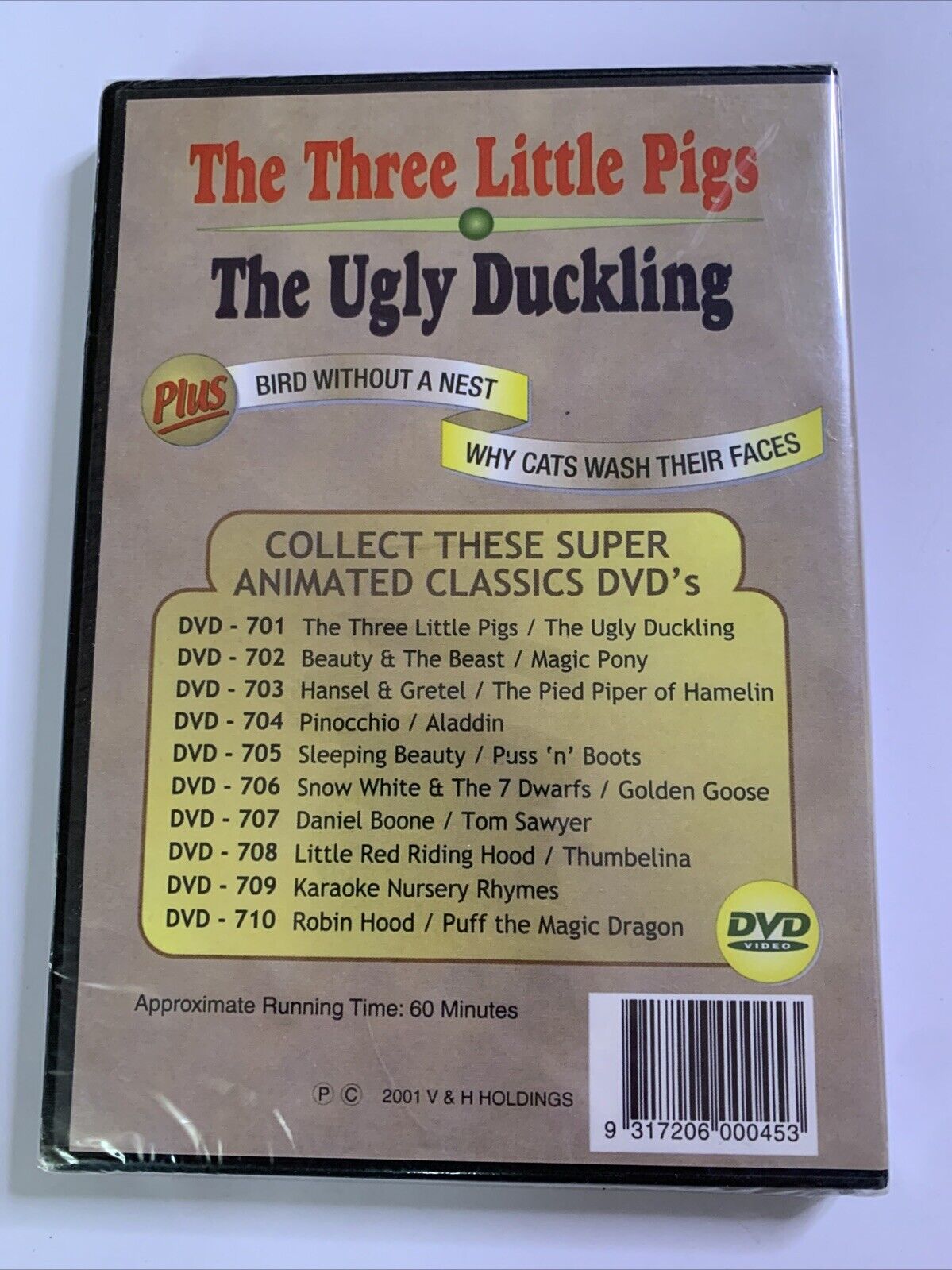 The Three Little Pigs / The Ugly Duckling (DVD) All Regions  NEW