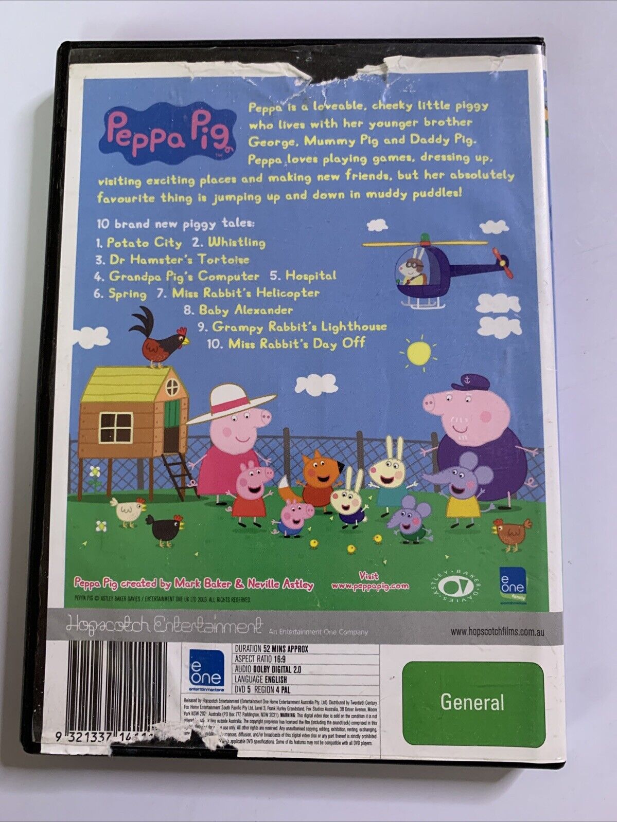 Peppa Pig - Potato City (DVD, 2010) Animation Region 4