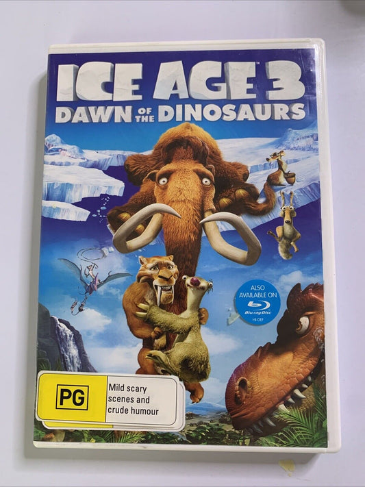 Ice Age 3 Dawn Of The Dinosaurs (DVD, 2009) Animated Film Region 4