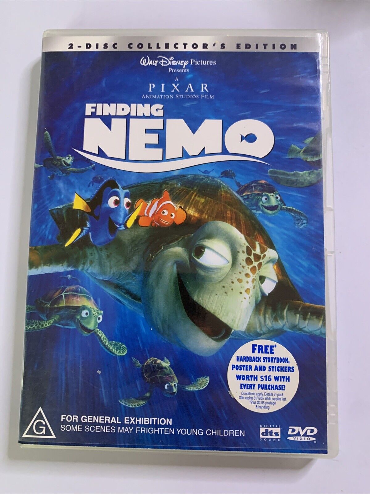 Finding Nemo Collector's Edition  (DVD, 2003, 2-Disc Set) Disney Film Region 4