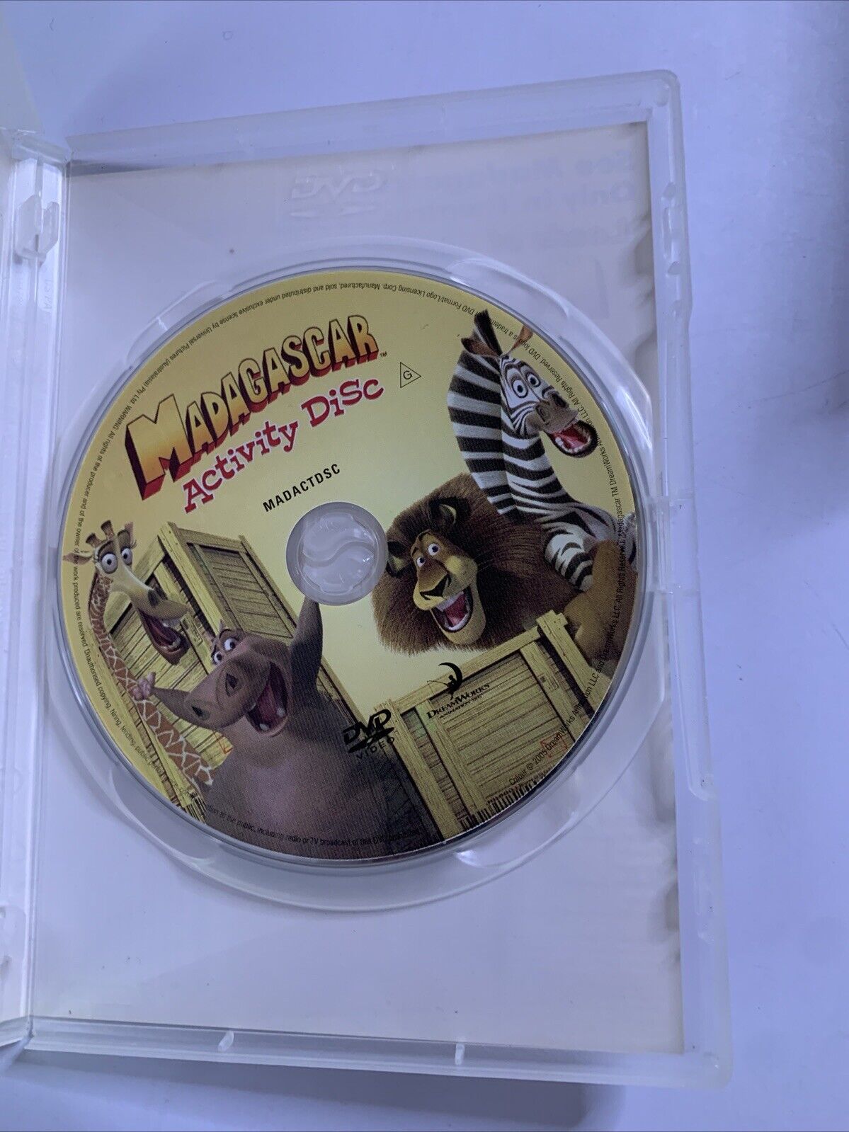 Dreamworks Madagascar Activity Disc DVD Region 4