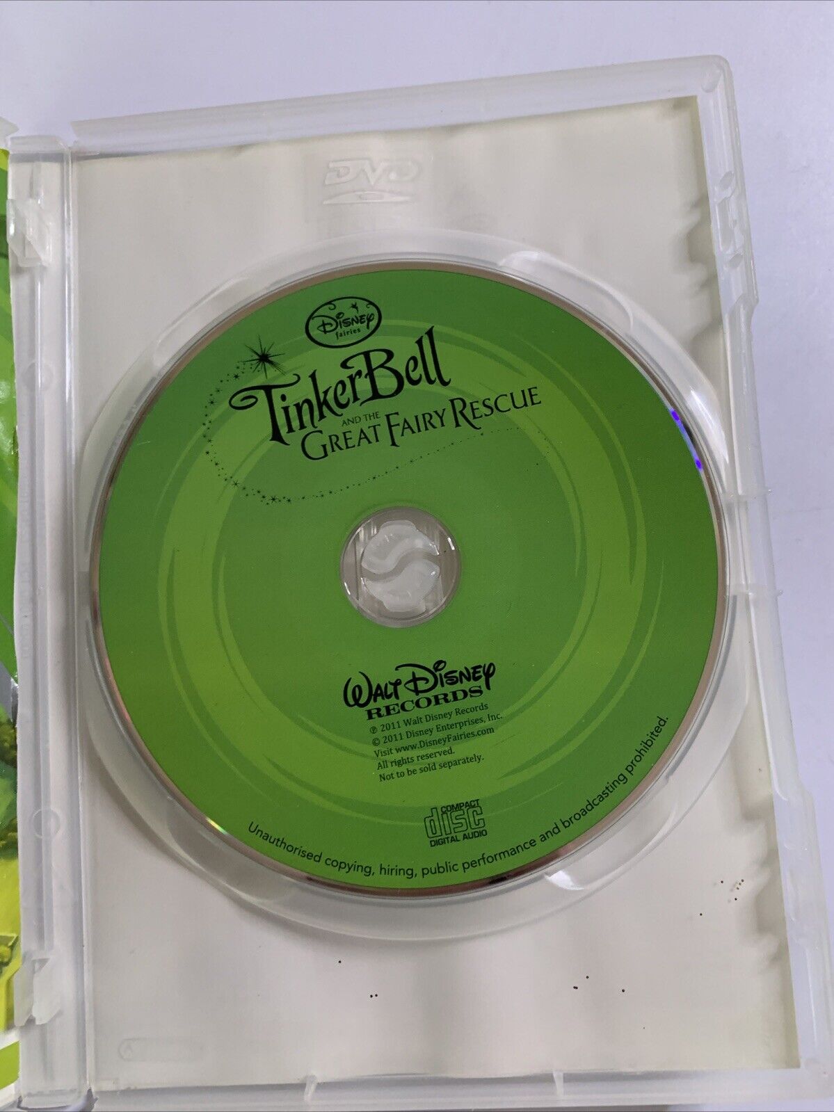 Disney Tinkerbell Book And The Great Fairytale Rescue (Read to Me Book CD, 2011)