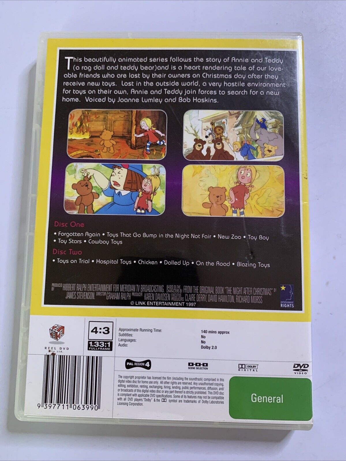 The Forgotten Toys - Volume 3 & 4 (DVD) Region 4