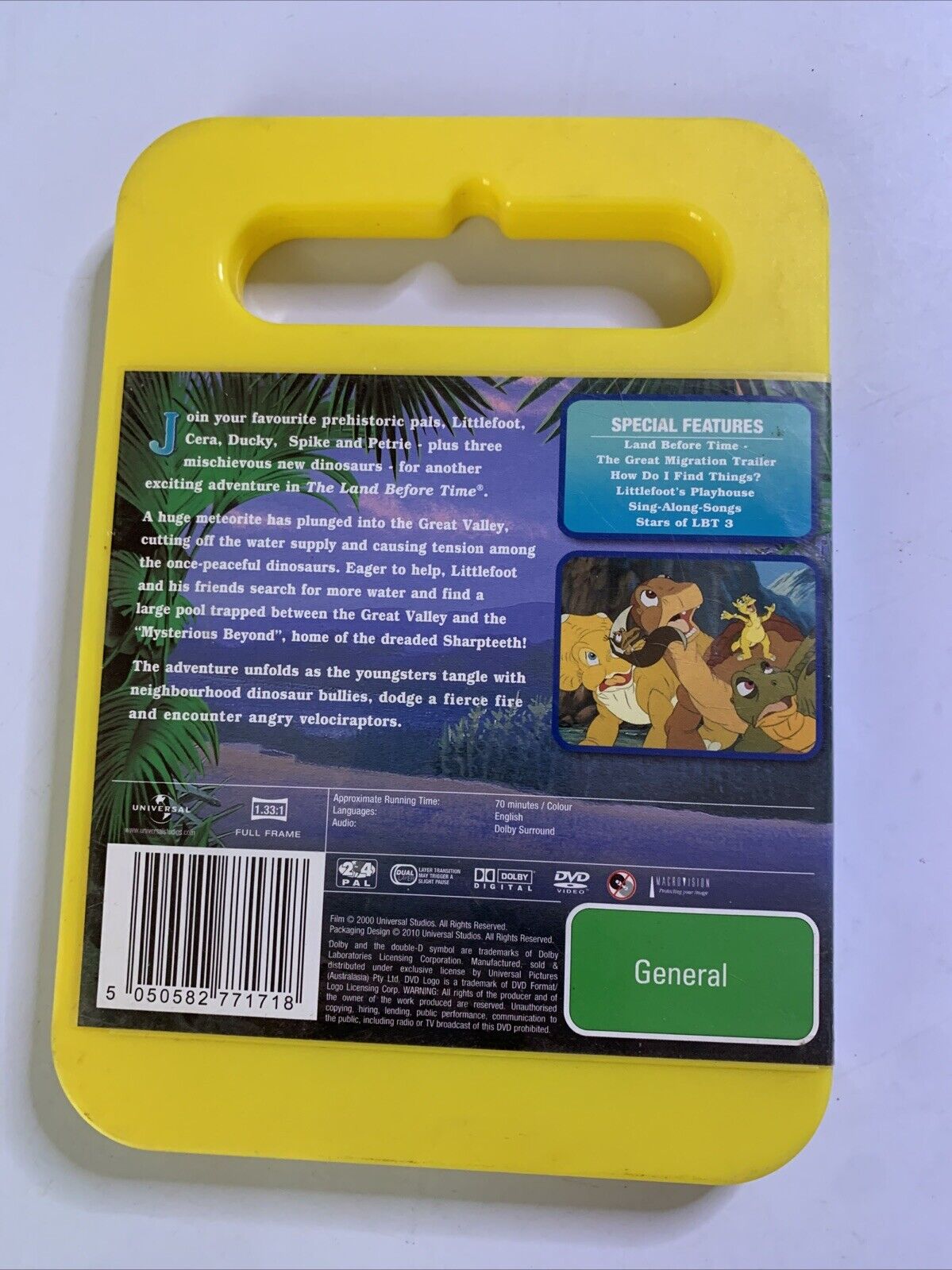 The Land Before Time - The Time of the Great Giving  (DVD, 1995) Region 4 & 2