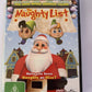 The Naughty List (DVD, 2013) Animated Movie Region 4