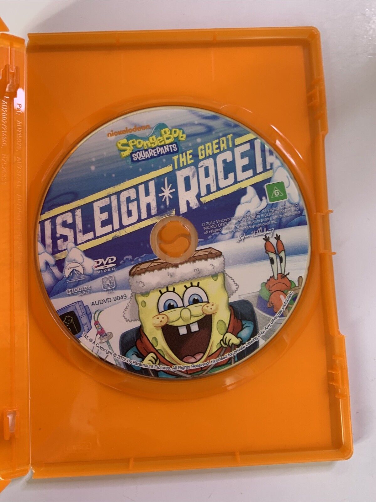 SpongeBob SquarePants - The Great Sleigh Race (DVD, 2011) Region 4