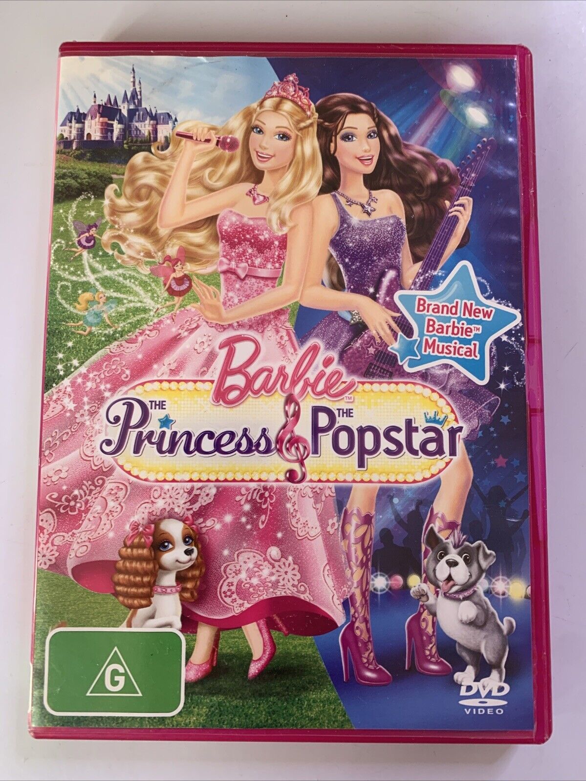 Barbie - The Princess & The Popstar (DVD, 2012) Animation Region 4