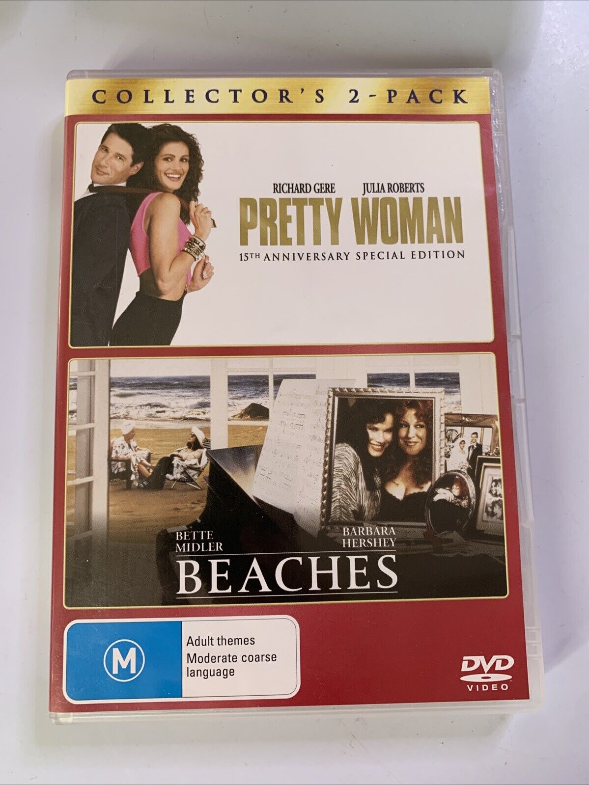 Pretty Woman / Beaches (DVD, 1990. 2-Disc Set) Region 4  NEW