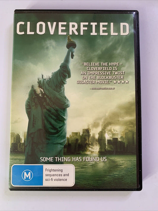 Cloverfield (DVD, 2008)  Lizzy Caplan, Jessica Lucas, T.J. Miller Region 4  NEW