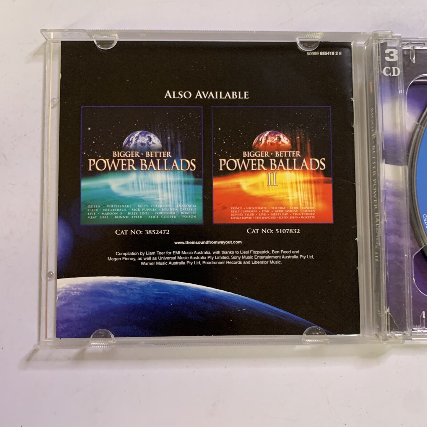 Bigger Better Power Ballads Vol. 3 by Various Artists (CD, 2009, 3-Disc Set)