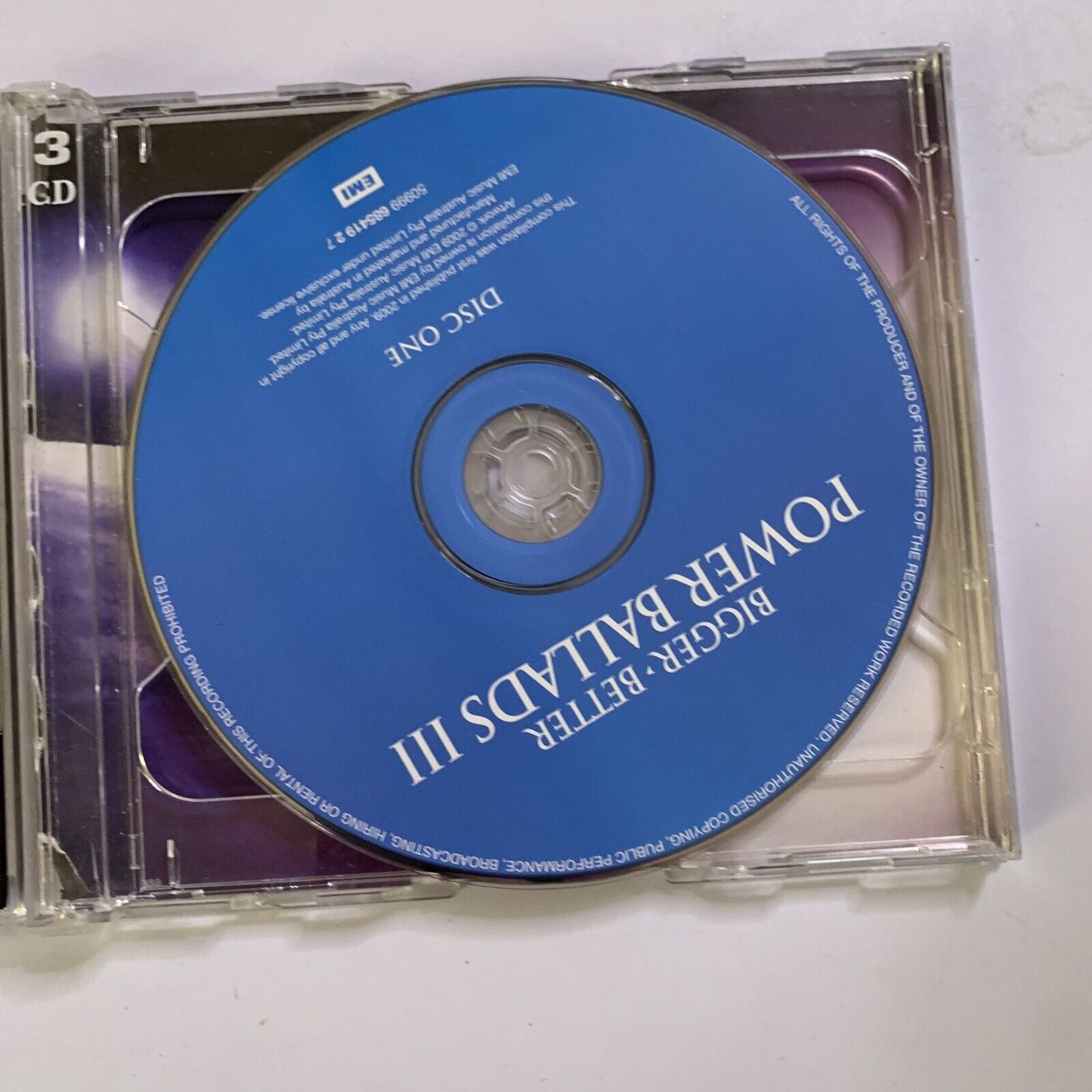 Bigger Better Power Ballads Vol. 3 by Various Artists (CD, 2009, 3-Disc Set)