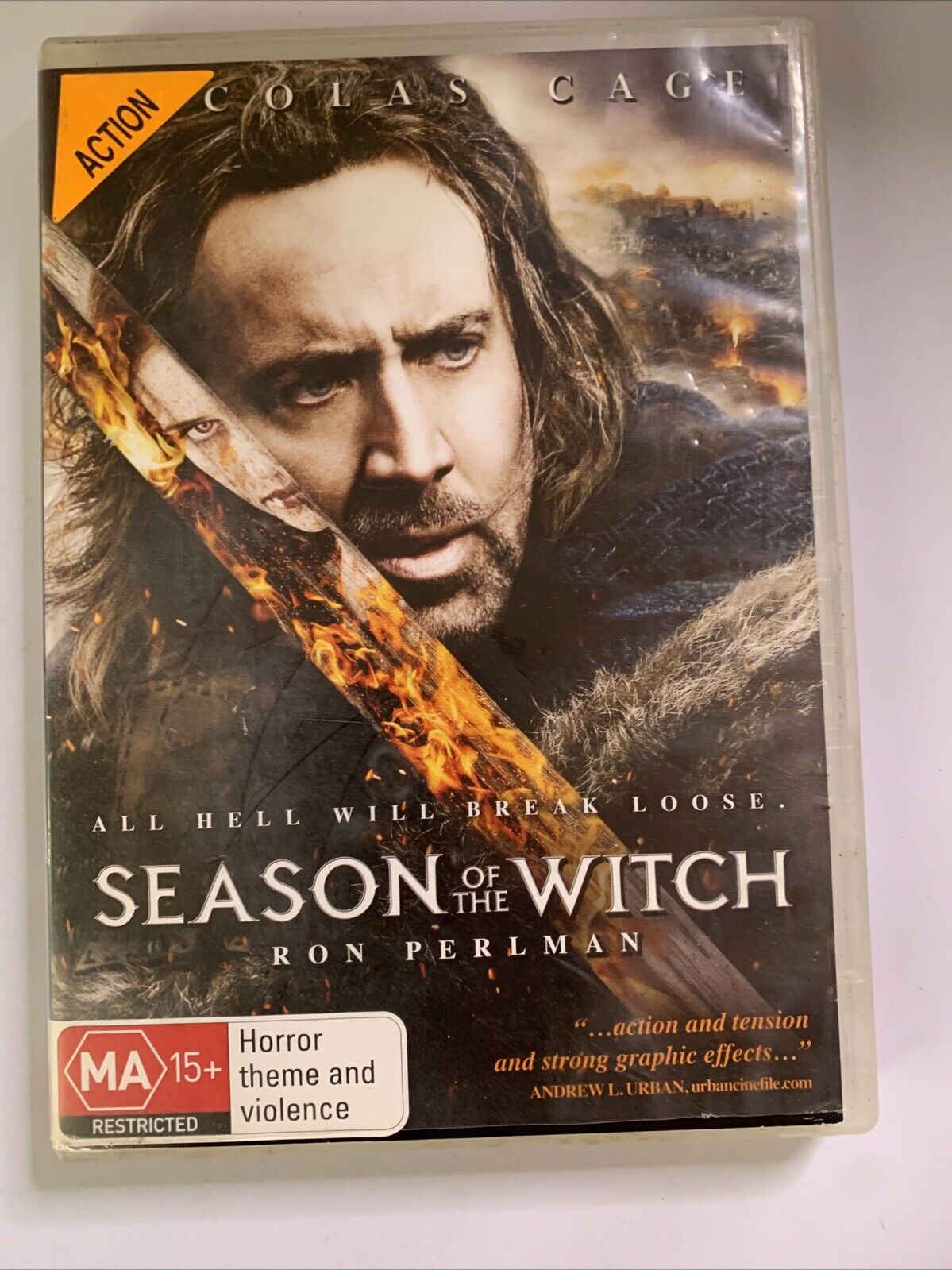 Season of the Witch (DVD, 2011) Ron Perlman, Nicolas Cage  Region 4