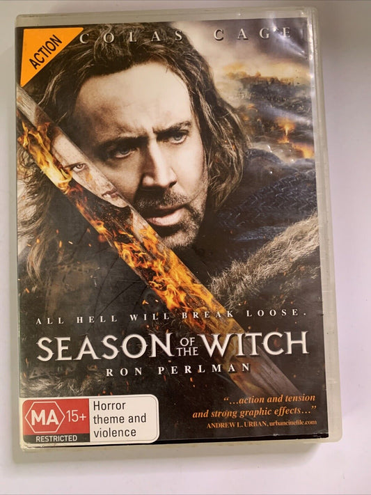 Season of the Witch (DVD, 2011) Ron Perlman, Nicolas Cage  Region 4