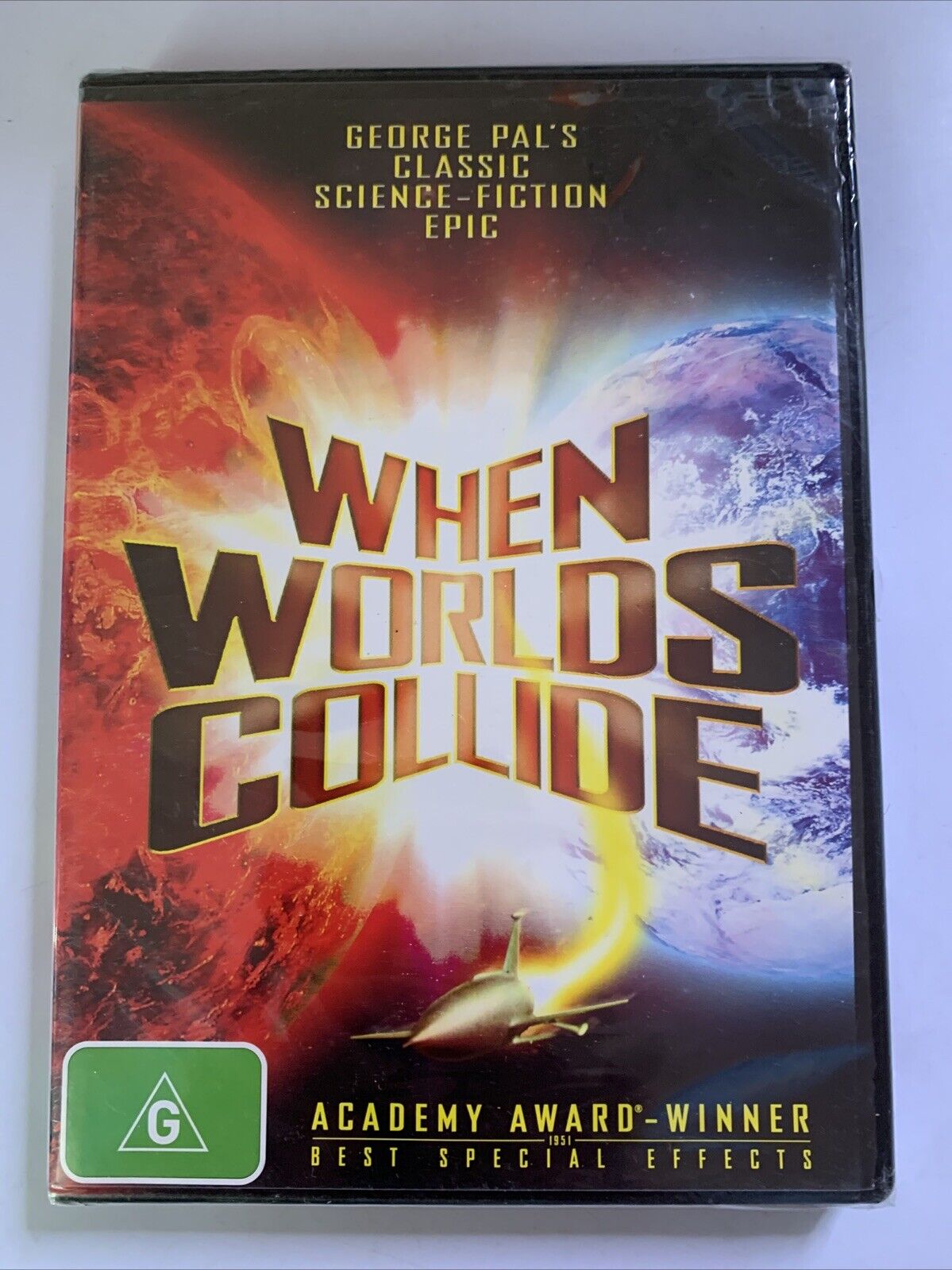 When Worlds Collide (DVD, 1951) Richard Derr, Barbara Rush  Region 4 NEW