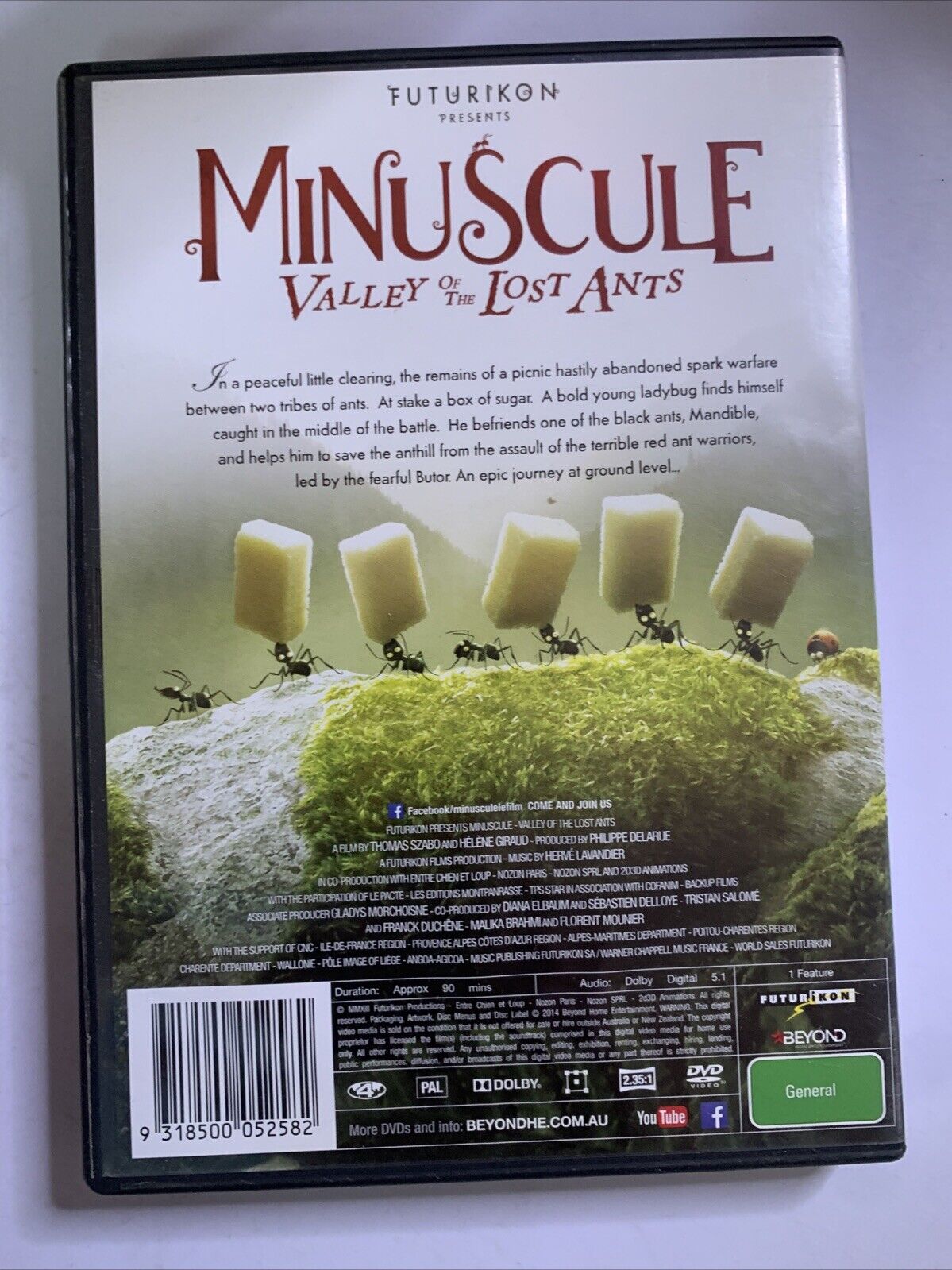 Minuscule - The Valley of the Lost Ants (DVD, 2013) Region 4