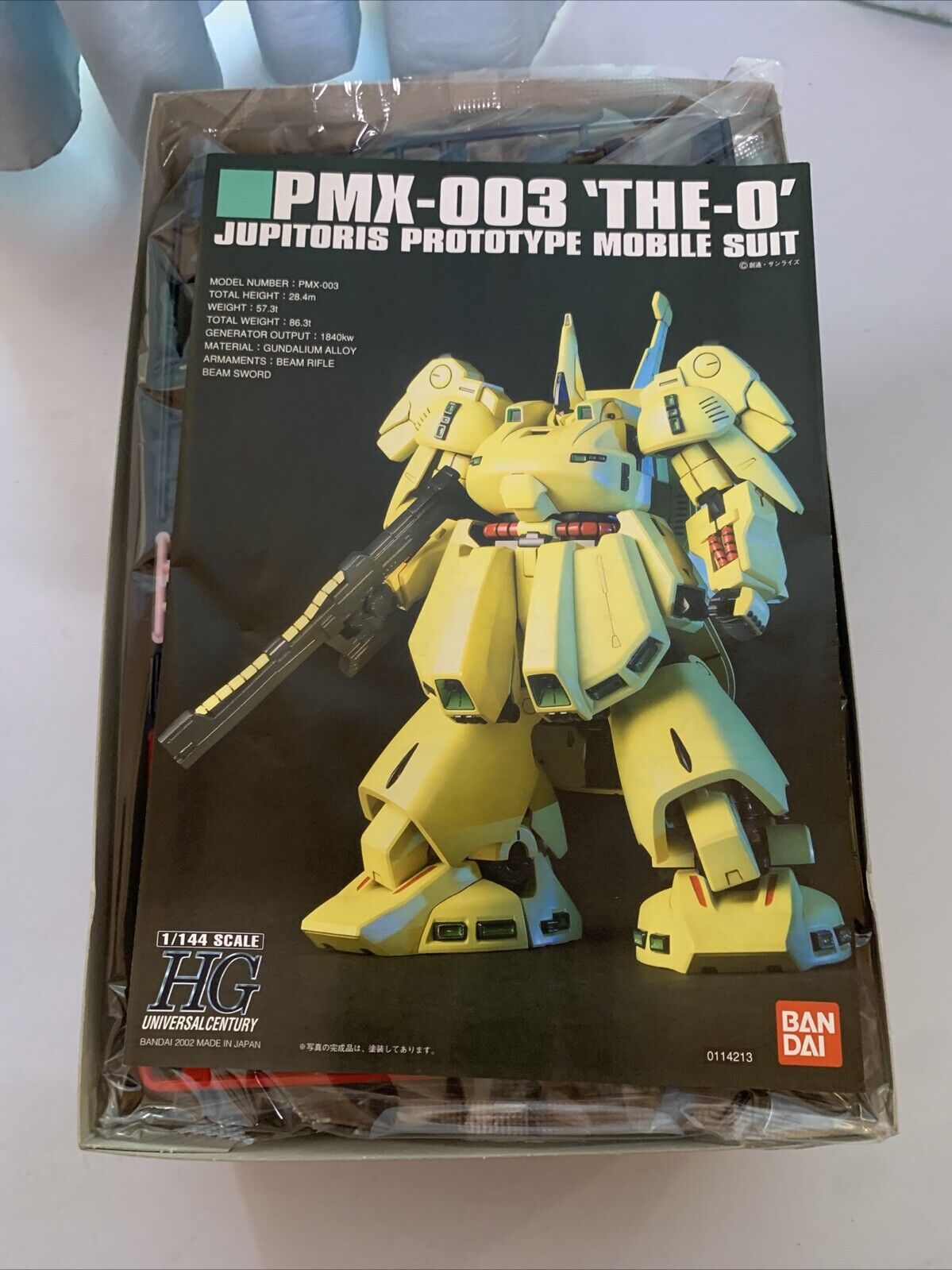 Bandai Gundam 1/144 HG UC PMX-003 The O Jupitoris Prototype Gunpla 2002 NEW