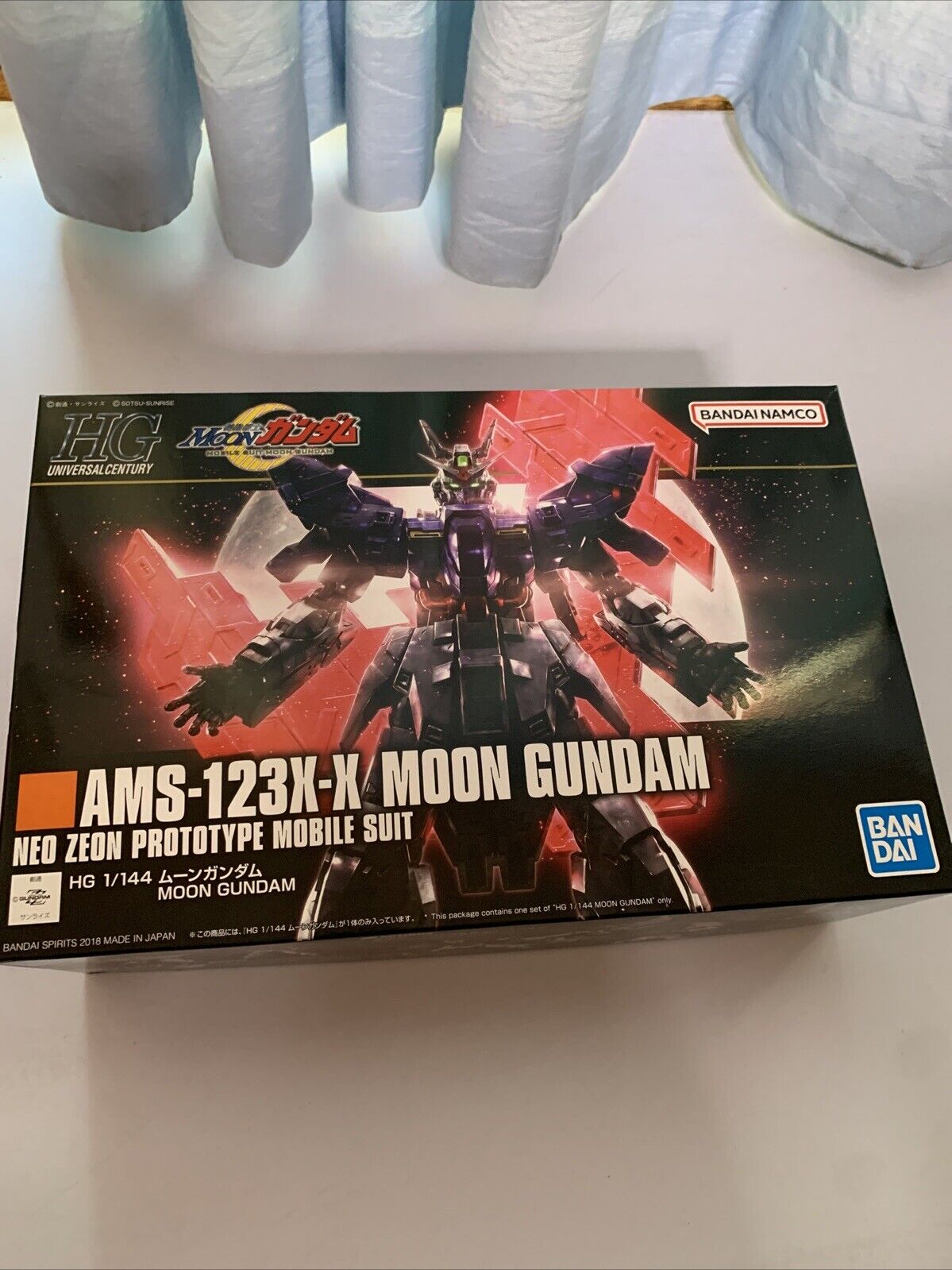 Bandai Gundam HGUC 1/144 AMS-123X-X Moon Gundam 215 Model Kit 2018 NEW