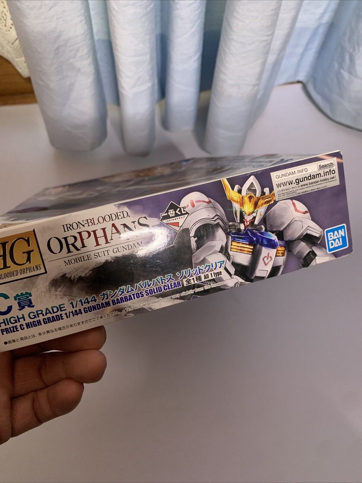 HG 1/144 Prize C Iron-Blooded Orphans Gundam Barbatos Solid Clear Gunpla Gundam