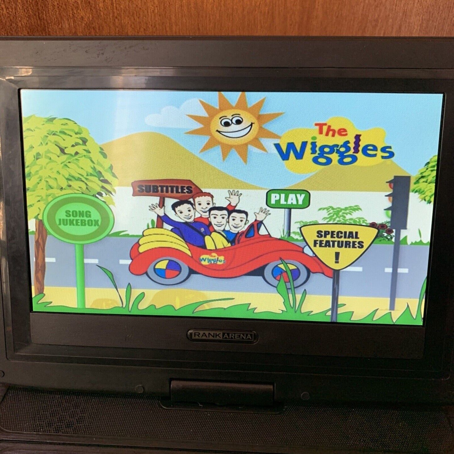 RankArena 10.1" Portable DVD Player RA37 With AC Adapter Region 4