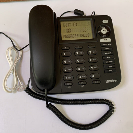 Uniden FP1355 Corded Home Phone with Digital Answering Machine NBN Compatible