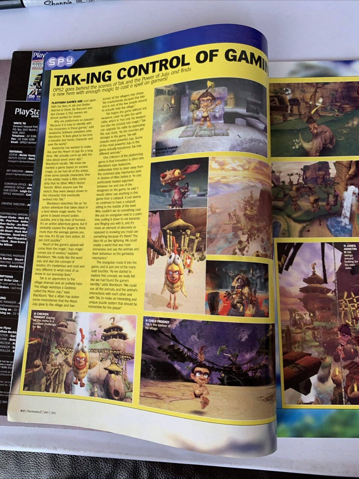 PlayStation 2 Official Magazine Australia May 2003 Enter Matrix Starcraft Ghost