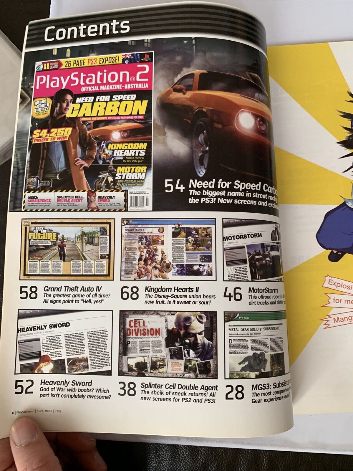 PlayStation 2 Official Magazine Australia Sep 2006 Need For Speed Kingdom Hearts