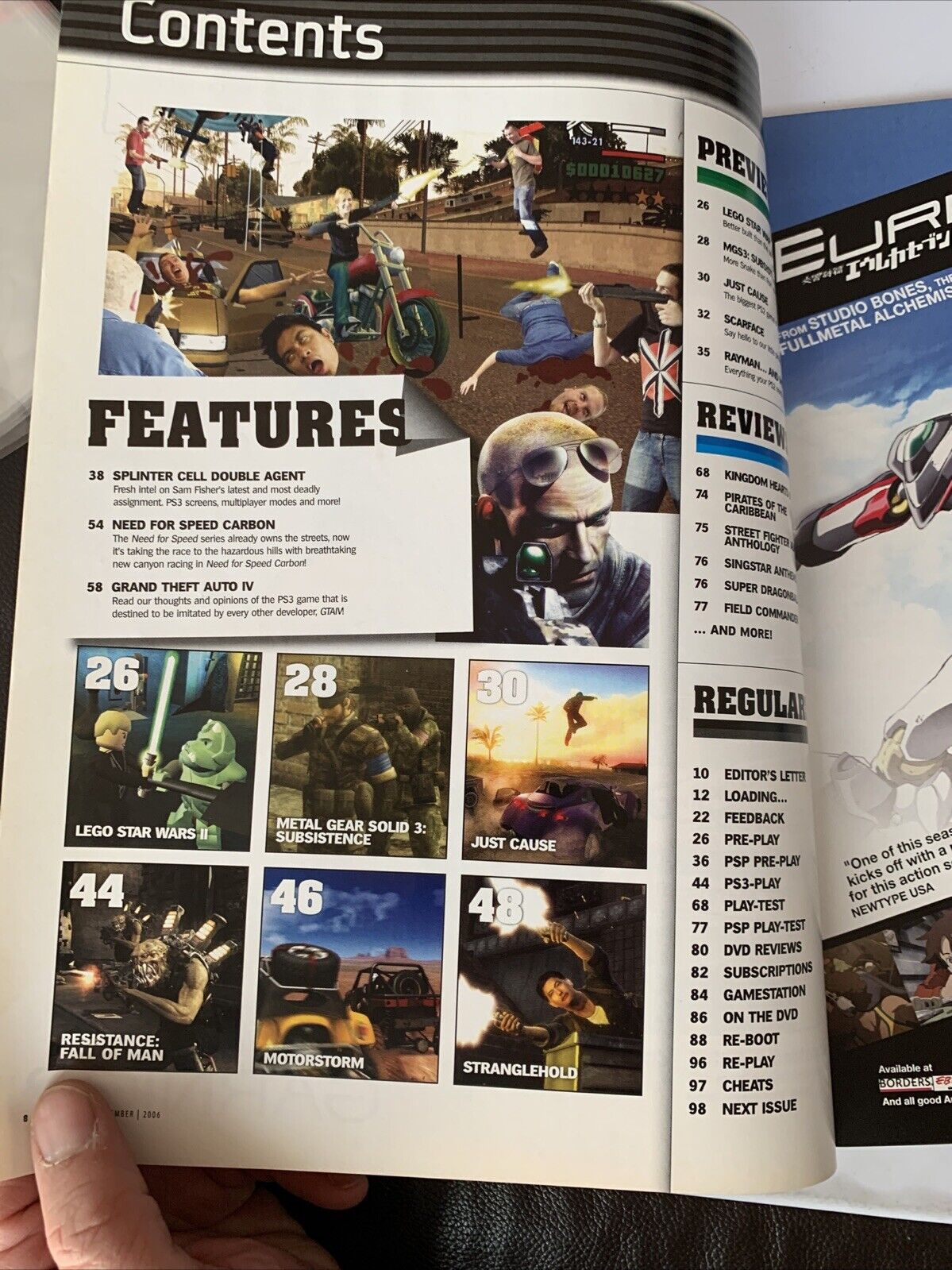 PlayStation 2 Official Magazine Australia Sep 2006 Need For Speed Kingdom Hearts