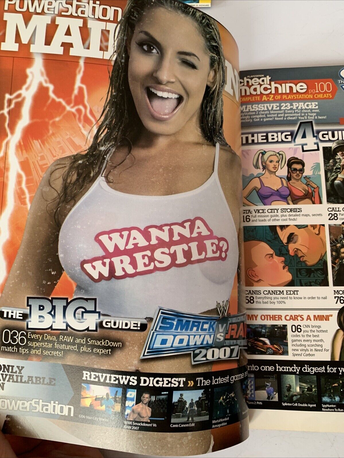 Power Station Magazine Issue 134 2007 Call of Duty 3 GTA Vice City Bully