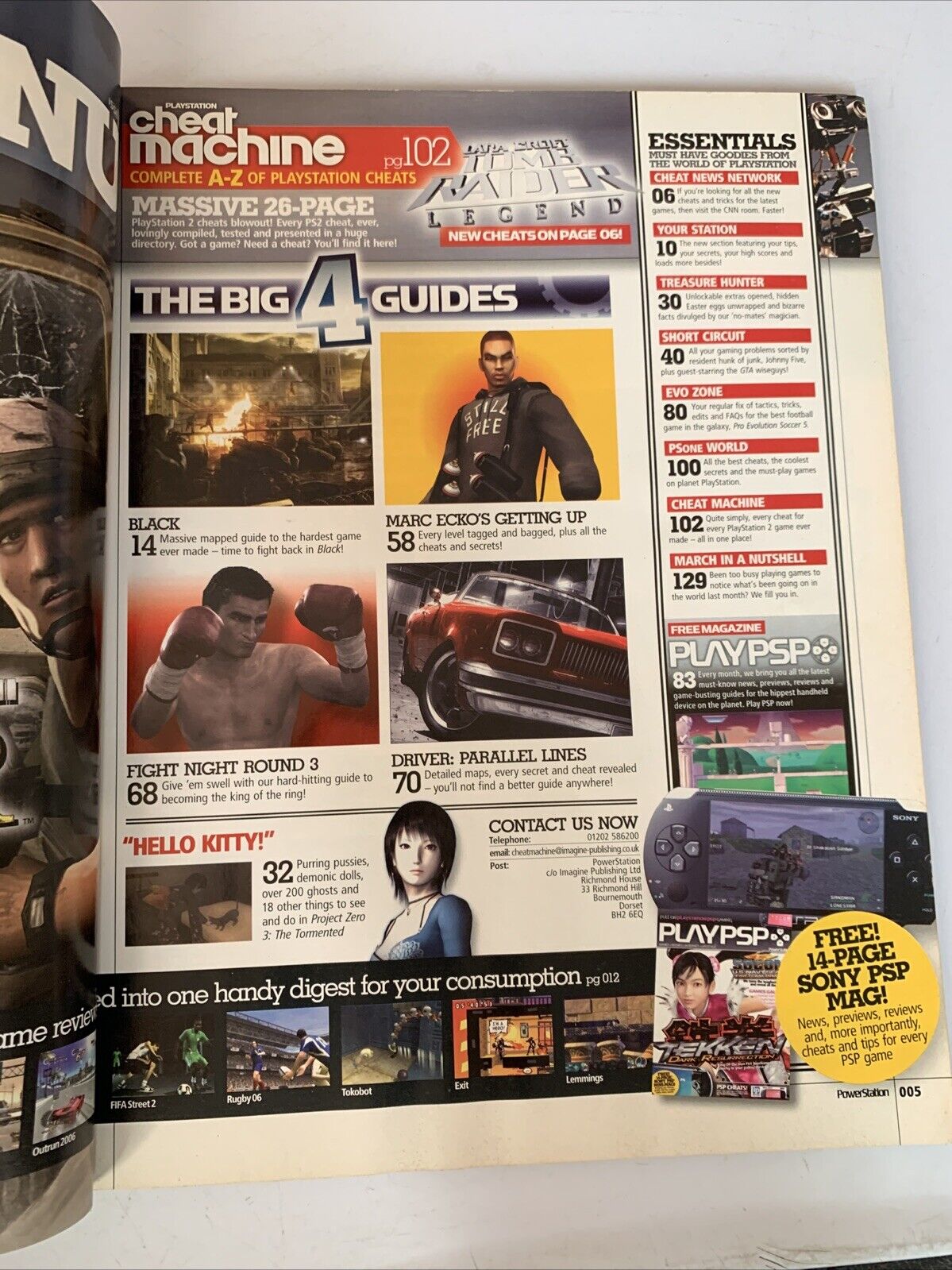 Power Station Magazine Issue 125 2006 Driver Full Spectrum Warrior Onimusha